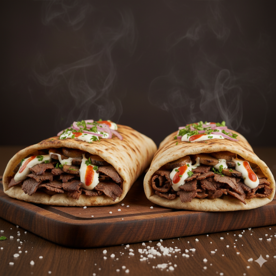 Çift Araplı Extra Döner (Mantarlı ve Peynir) - 230Gr